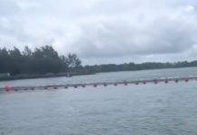 Viral! Laut Serangan Kembali Dipasangi Pagar Pelampung