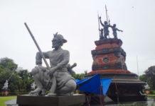 Penataan Patung Pahlawan Lapangan Puputan Badung Diresmikan pada Sugihan Bali