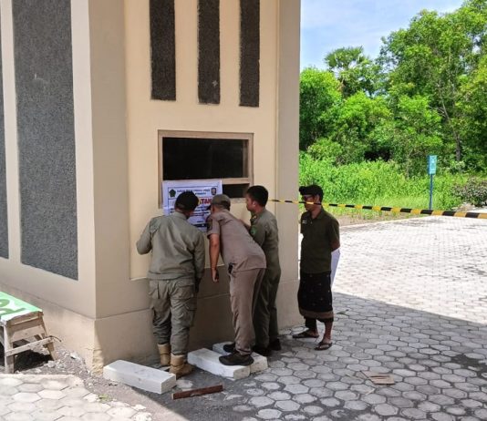 Bangunan Investor di Kawasan TNBB Disegel Satpol PP