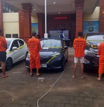 Beraksi di Bandara Ngurah Rai, Sindikat Penggelapan Mobil Sewaan Senilai Rp750 Juta Dibekuk