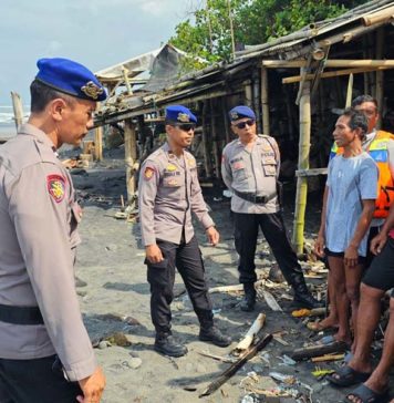Cuaca Ekstrem, Polres Badung Imbau Nelayan Waspada Saat Melaut