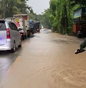 Direndam Banjir, Jalur Amlapura-Denpasar Macet