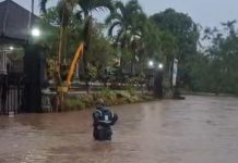 Hujan Deras Kembali Mengguyur, Sejumlah Lokasi di Jembrana Kebanjiran