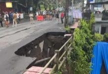 Jalan di Ubud Jebol, Dinas PUPR Gianyar Tutup Total Akses Demi Keselamatan