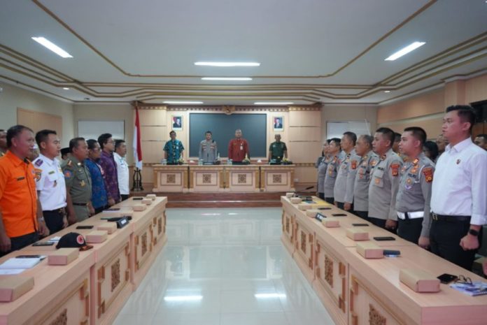 Jelang Nataru, Kapolres Gianyar Gelar Rakor Lintas Sektoral 1