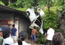 Lepas Kendali di Turunan, Mobil Tabrak Rumah Warga Tigawasa