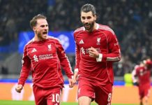 Liga Champions: Penalti Szoboszlai Antar Liverpool Bungkam Inter Milan