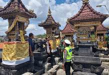 Lupa Matikan Dupa, Palinggih Kembar Milik Warga Padangkerta Terbakar