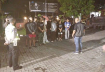 Meresahkan, Polsek Dentim Amankan Konvoi Pelajar