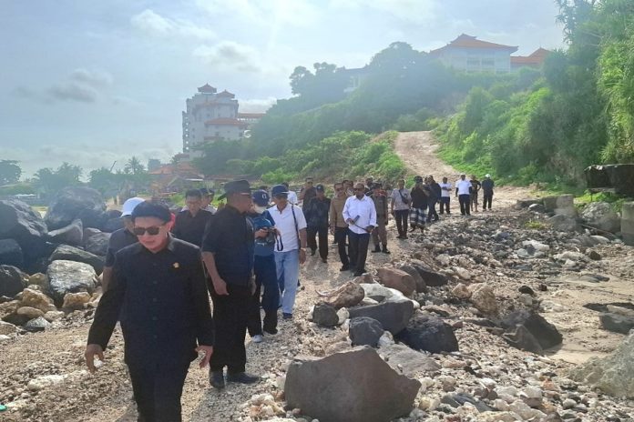 Pansus TRAP Hentikan Pengurukan Pesisir Sawangan, Penanggung Jawab Proyek Bantah Lakukan Reklamasi 1