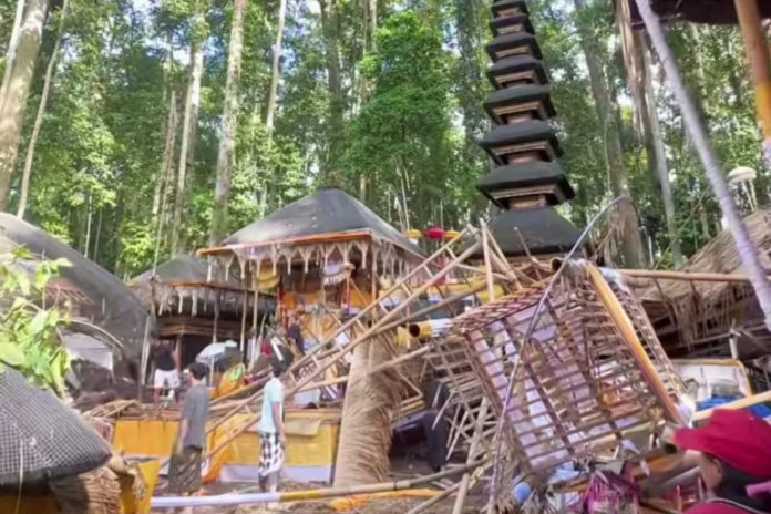 Pascabencana Pohon Tumbang, DTW Alas Pala Sangeh Ditutup Sementara 1