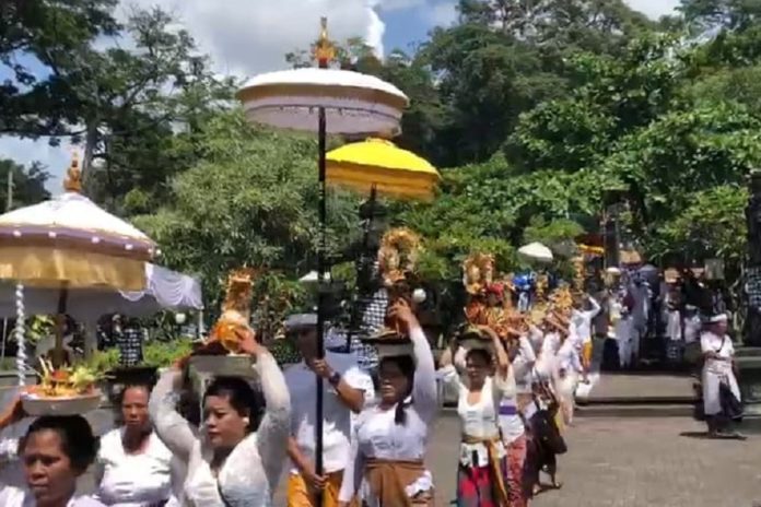 Pedudusan Agung Di Pura Goa Lawah, Kunjungan Wisata Ditutup Sementara 1