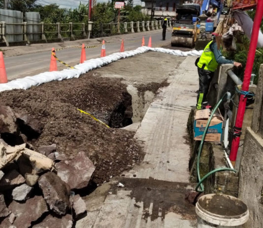 Pemkab Gerak Cepat Perbaiki Jalan Jebol di Penelokan