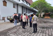 Polsek Gianyar Koordinasi Pengamanan Ibadah Natal dan Tahun Baru