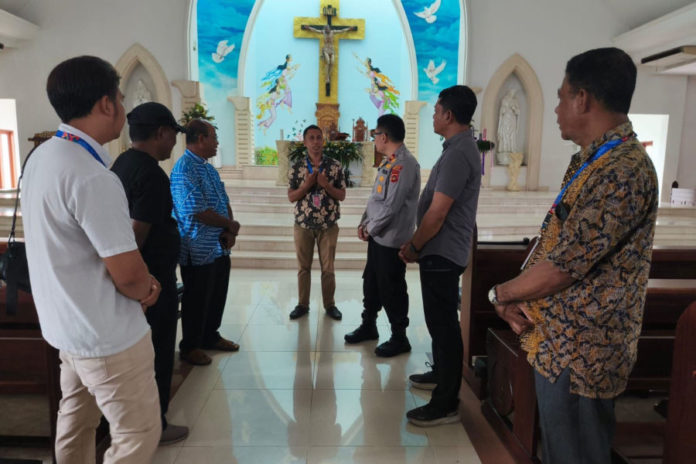 Polsek Kuta Dan Kuta Selatan Perketat Pengamanan Gereja Jelang Natal 1