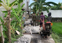 Saluran Irigasi di Subak Piling Munggu Dibeton Investor