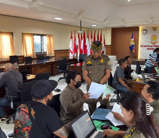 Satpol PP Bali Lanjutkan Pemeriksaan 11 Pelaku Usaha Jatiluwih