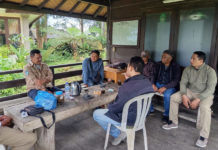 Satpol PP dan BKSDA Pembukaan Jalan di Kembang Mertha untuk Jalur Mitigasi