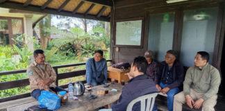 Satpol PP dan BKSDA Pembukaan Jalan di Kembang Mertha untuk Jalur Mitigasi