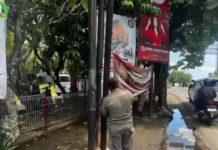 Satpol PP Tabanan Tertibkan 1.013 Reklame Tak Sesuai Perda Selama Setahun