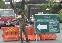 Uji Coba Rekayasa Lalu Lintas di Kerobokan Kelod Mulai Dievaluasi