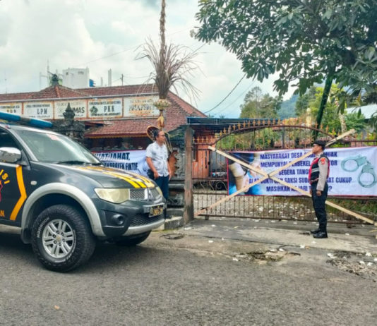 Usai Aksi Warga, Pengamanan Ketat Diberlakukan di Kantor Perbekel Sudaji