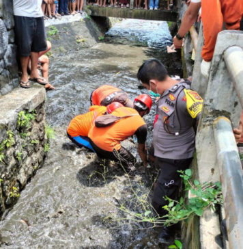 Warga Temukan Mayat Laki-laki di Saluran Irigasi Subak Gede Sukawati