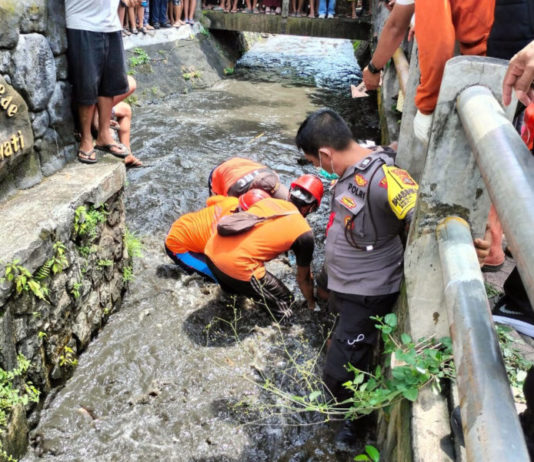 Warga Temukan Mayat Laki-laki di Saluran Irigasi Subak Gede Sukawati