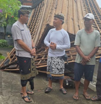 44 KK Terdampak Puting Beliung di Batubulan Kangin Segera Terima Bantuan