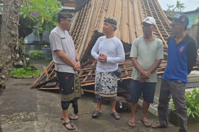 44 KK Terdampak Puting Beliung Di Batubulan Kangin Segera Terima Bantuan 1