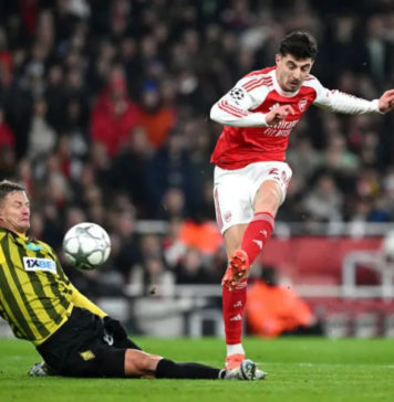 Arsenal Taklukan Kairat Almaty, Sapu Bersih Fase Liga Champions
