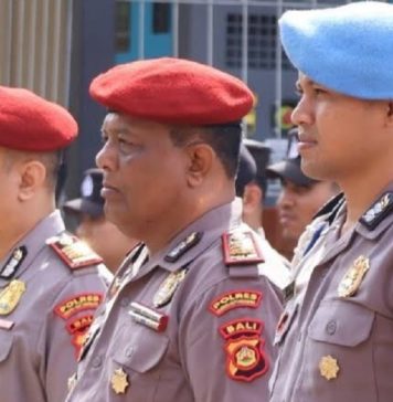 Awal 2026, Belasan Anggota Polres Bandara Ngurah Rai Naik Pangkat