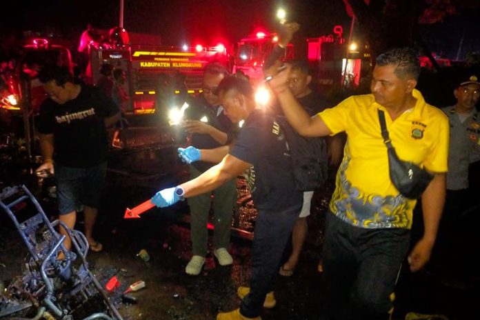 Bengkel Motor Di Bypass Ida Bagus Mantra Terbakar, 5 Sepeda Listrik Hangus 1