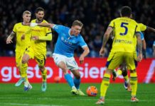 Ditahan Verona, Ambisi Napoli Rebut Puncak Klasemen Liga Italia Tertunda