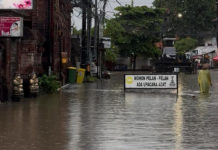 Hujan Deras Guyur Kuta Selatan, Aktivitas Warga dan Lalu Lintas Terganggu
