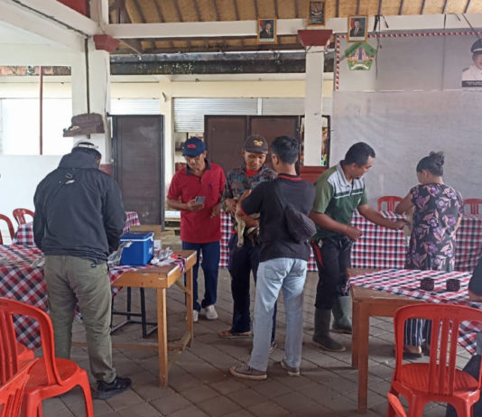 Munduktemu Ditetapkan Zona Merah Rabies, Pemkab Tabanan Gelar Vaksinasi Massal