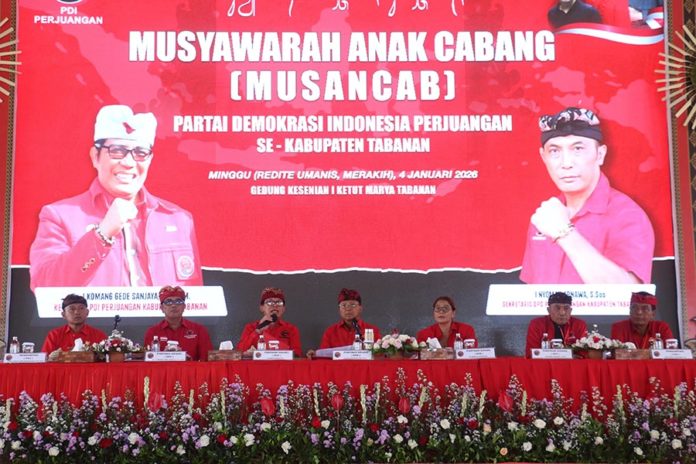 Muscab PDIP Tabanan Digelar Serentak, Kepengurusan Banyak Diisi Kader Muda 1