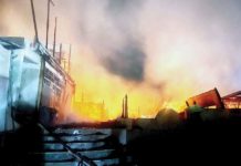 Percikan Kembang Api Sebabkan 10 Unit Vila di Pecatu Terbakar