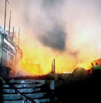 Percikan Kembang Api Sebabkan 10 Unit Vila di Pecatu Terbakar