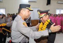 Ratusan Personel Polresta Naik Pangkat