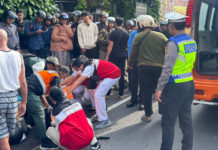 Tabrakan di Simpang Kepundung-Surapati, Pemotor Meninggal