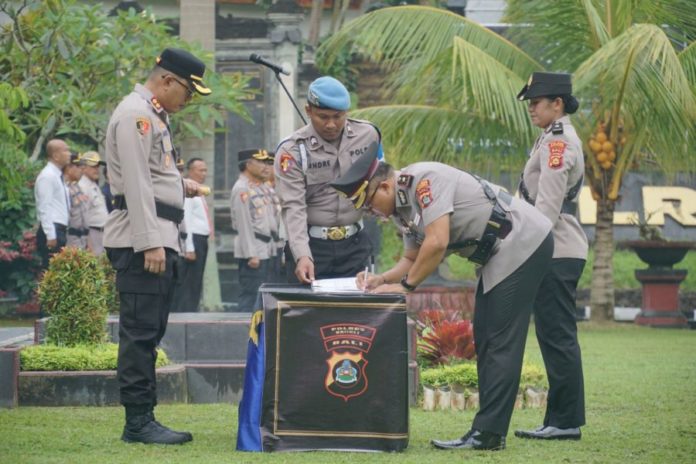 Wakapolres Dan Dua Kasat Di Polres Bangli Resmi Berganti 1
