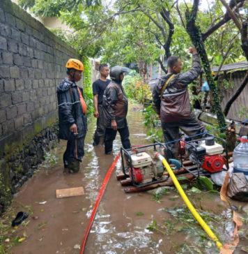 Banjir Melanda Jagasatru Kediri, Puluhan KK Terdampak
