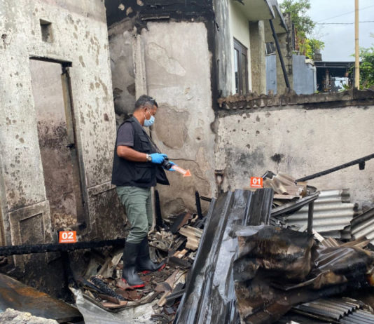 Lupa Matikan Kompor, Rumah Kontrakan di Bongan Terbakar