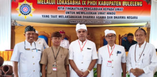 Metera Kembali Pimpin PHDI Buleleng, Fokus Pembinaan Darmika dan Generasi Muda