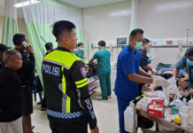 Tabrakan di Kubu, Dua Pengendara Motor Luka-luka