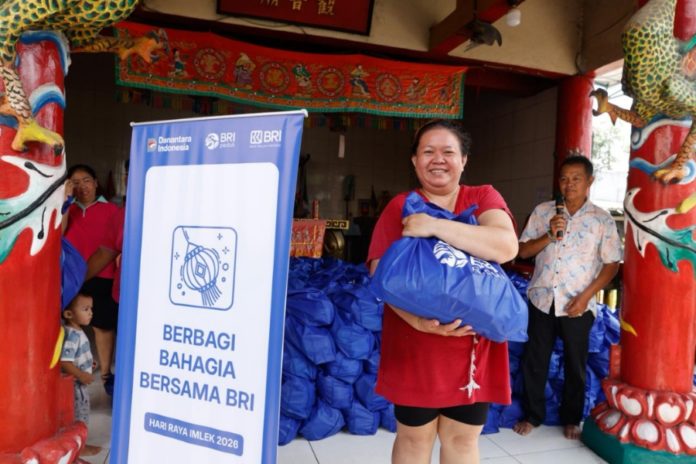 Tebar Kebahagiaan Imlek 2026, BRI Peduli Salurkan Ribuan Paket Sembako 1