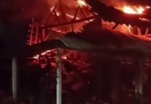 Tempat Pembakaran Batubata di Penarungan Dilalap Api