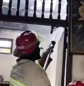 Usai Sembahyang ‘Tilem’, Dapur Terbakar di Penatih Dangin Puri