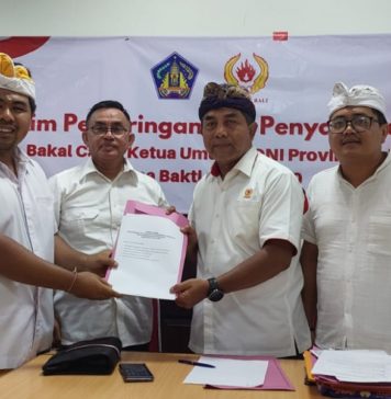 Giri Prasta Resmi Masuk Bursa Balon Ketum KONI Bali 2026–2030